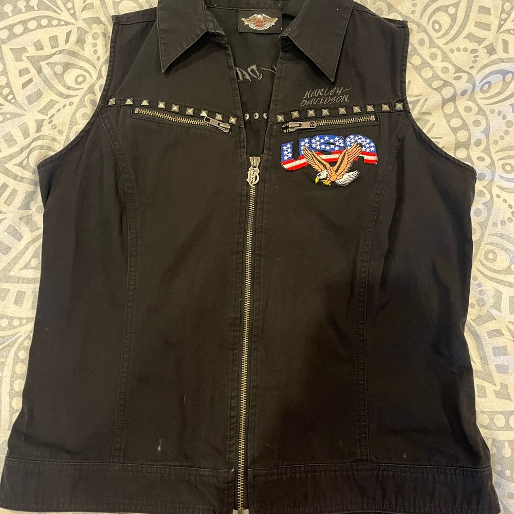 Harley-Davidson Black Jacket with Eagle Emblem